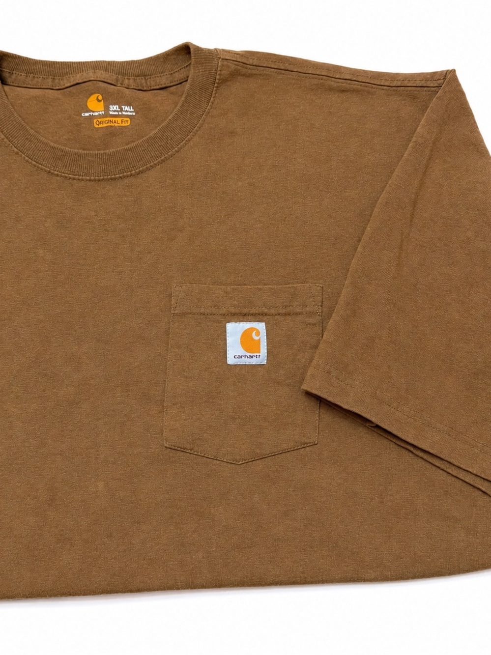 Carhartt Short Sleeve Pocket Tee in Brown